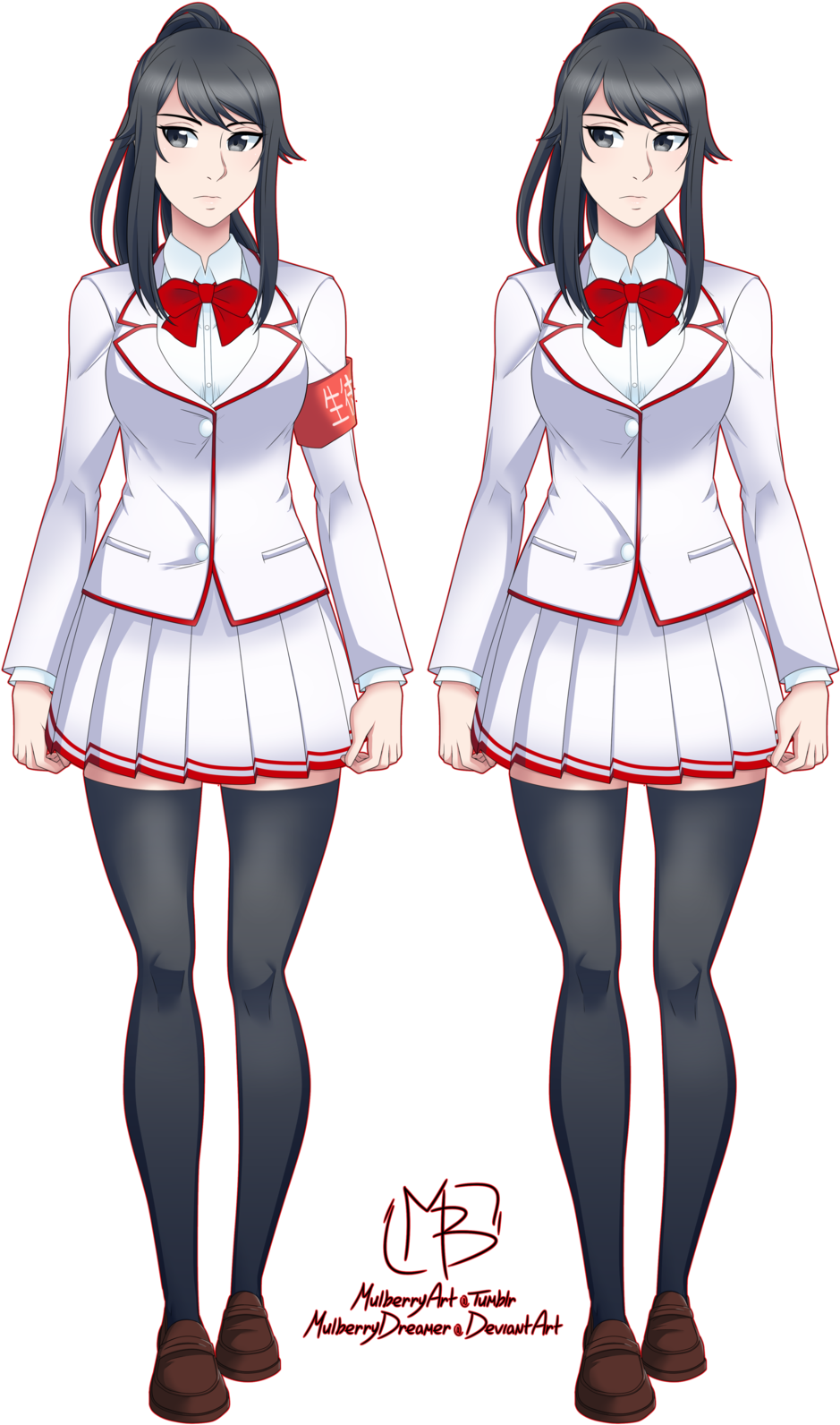 Yandere Chan Student Council (1024x1687), Png Download
