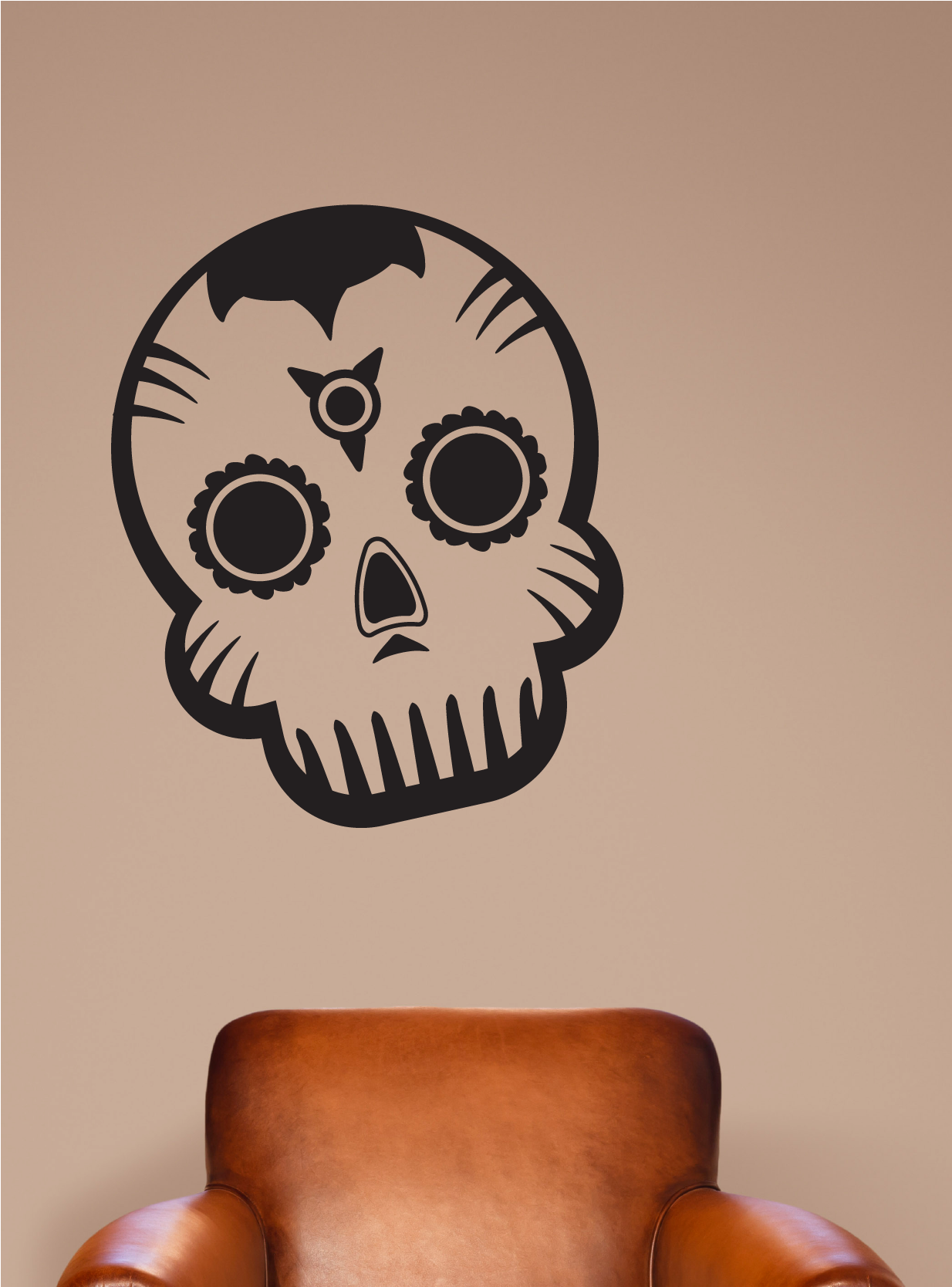 Day Of The Dead Skull - Day Of The Dead (1875x1875), Png Download