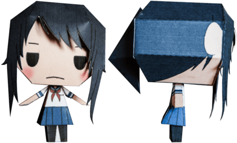 Click To See Printable Version Of Yandere Chan From - Yandere Chan Doll (480x480), Png Download
