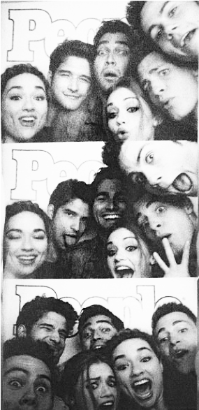 Favorite Cast Teen Wolf Cast Twedit Tw Cast Tw Cast - Collage (586x586), Png Download