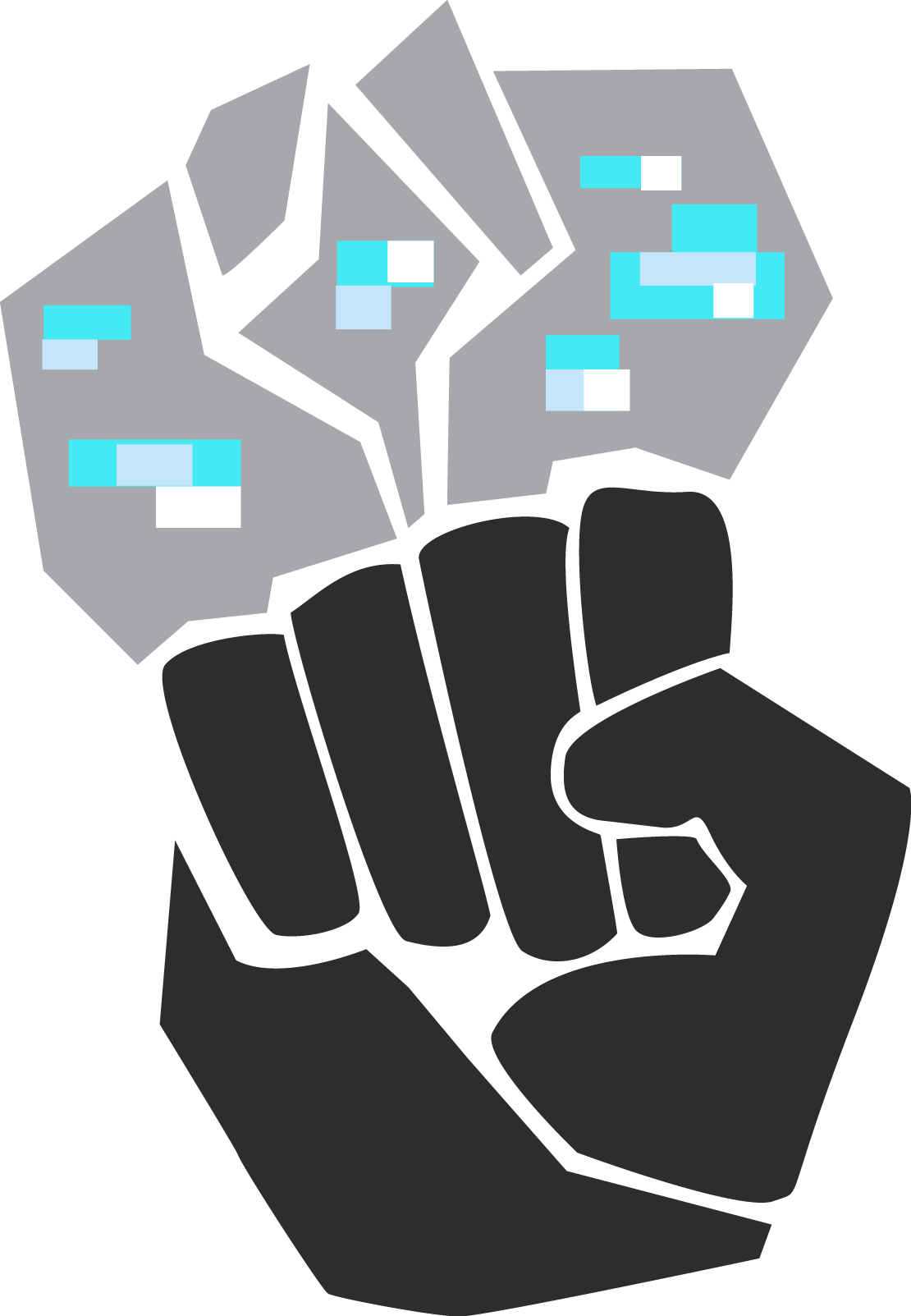 Ironfist - Fist Minecraft (1110x1603), Png Download