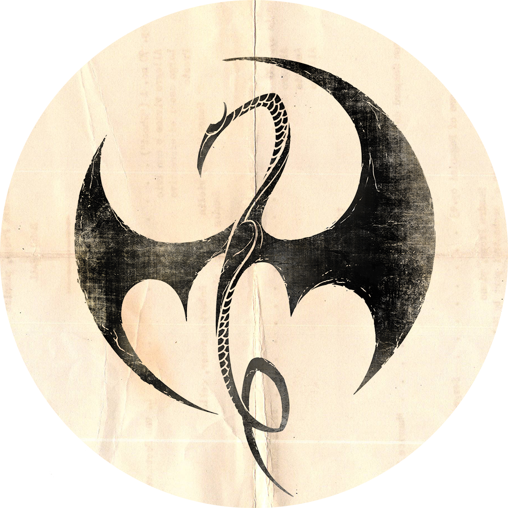 Iron Fist Logo - Iron Fist Netflix Logo (1000x1000), Png Download