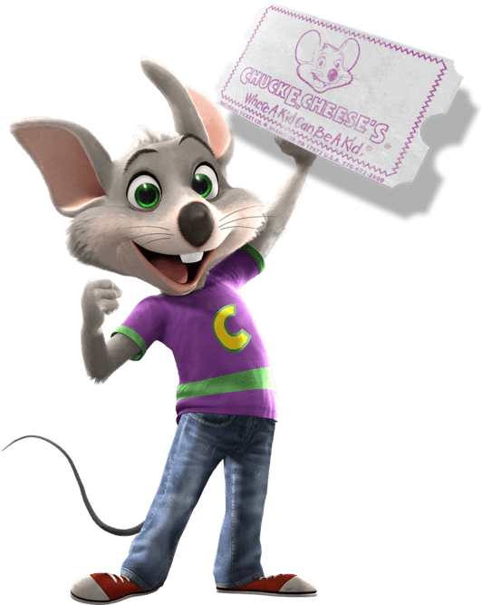 Reward Your Kids With Family Fun - Chuck E Cheese (532x667), Png Download