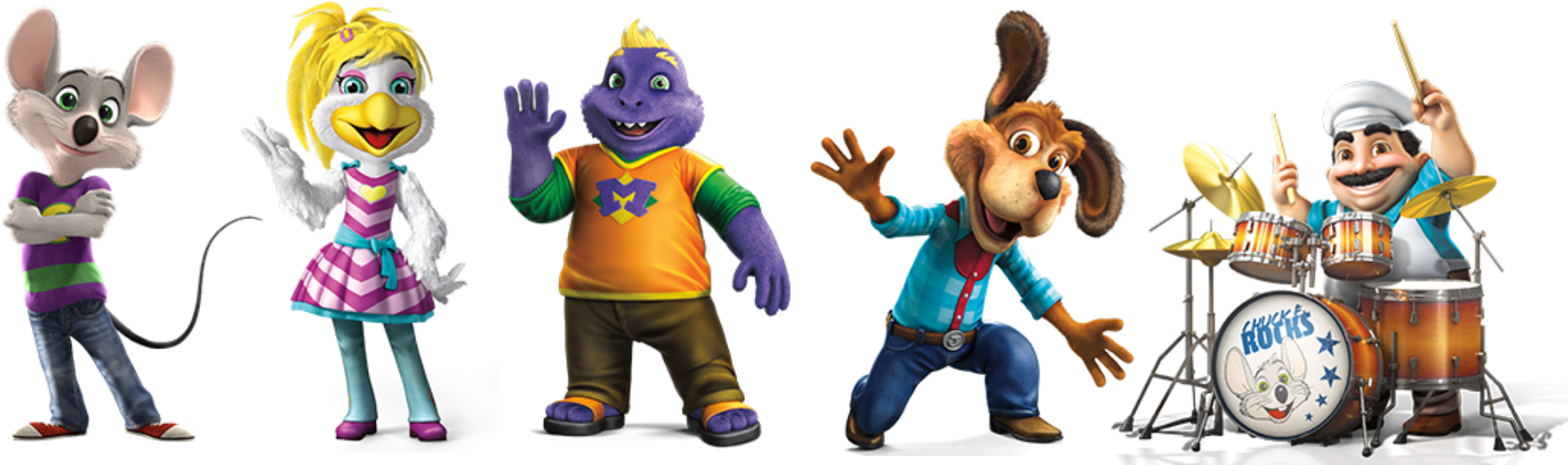 Performs Every Hour On The - Chuck E Cheese Live And Ticket Splash (1914x556), Png Download