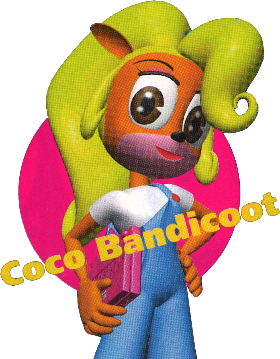 Coco Bandicoot, From The Japanese Version Of '@crashbandicoot - Coco Bandicoot (1274x1274), Png Download