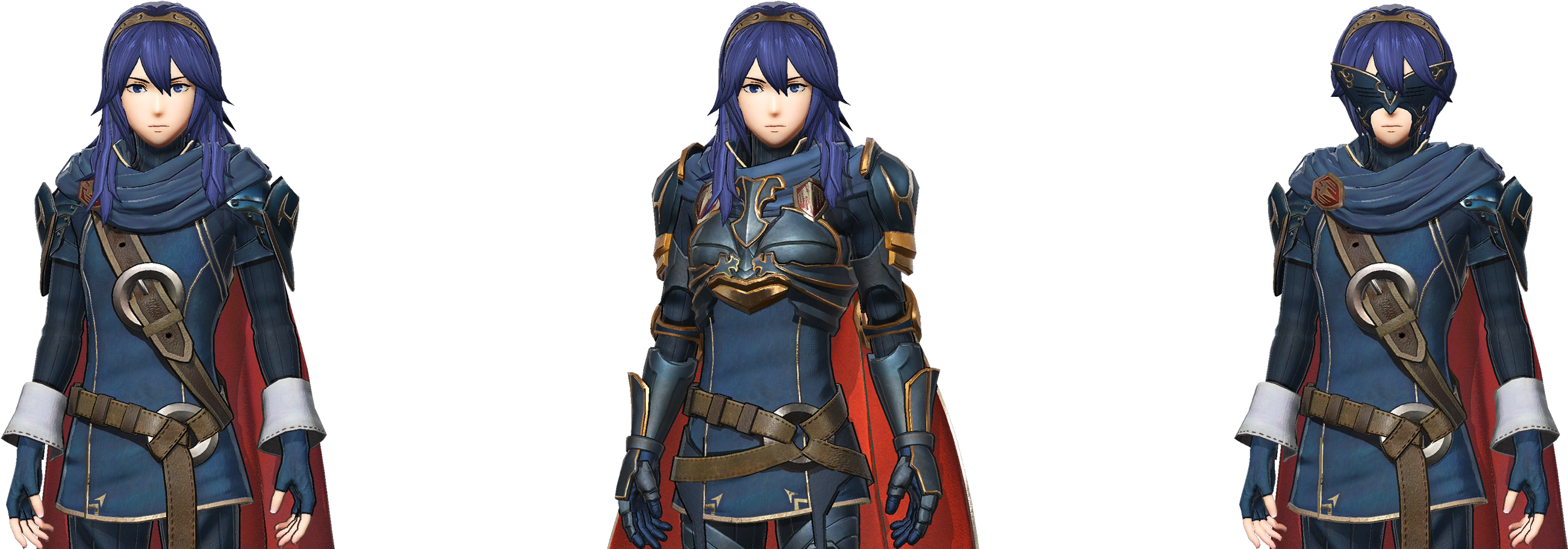Click For Full Sized Image Lucina - Fire Emblem Warriors Lucina (3072x1024), Png Download
