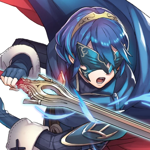 { Masked Saber } - Marth Fire Emblem Heroes (500x500), Png Download