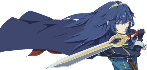 Awakening, Blue, And Emblem Image - Fire Emblem Blue Hair Girl (500x240), Png Download