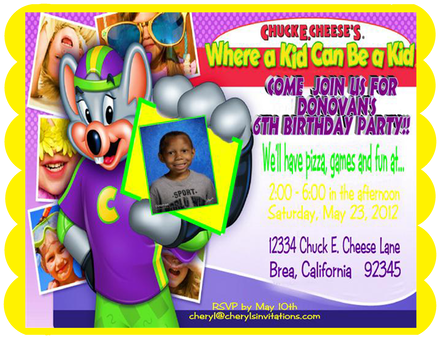 Cheese Birthday Party Keepsake Bottle Invitation & - Chuck E Cheese Cute (498x384), Png Download