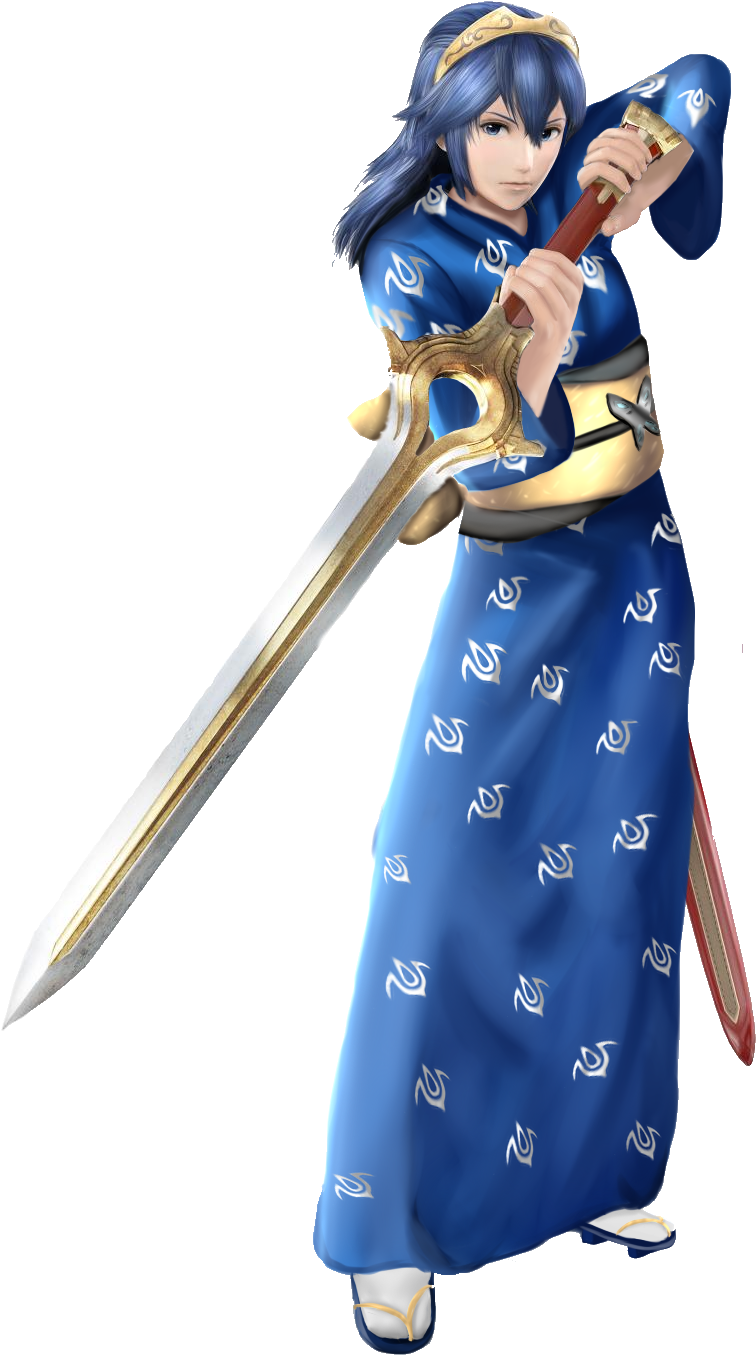 Yukata Lucina By Makoto Blue-d7yiomv - Nudist Lucina Fire Emblem (771x1362), Png Download