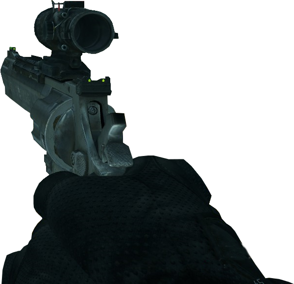 44 Magnum Acog Scope Codg - 44 Magnum Call Of Duty (600x579), Png Download