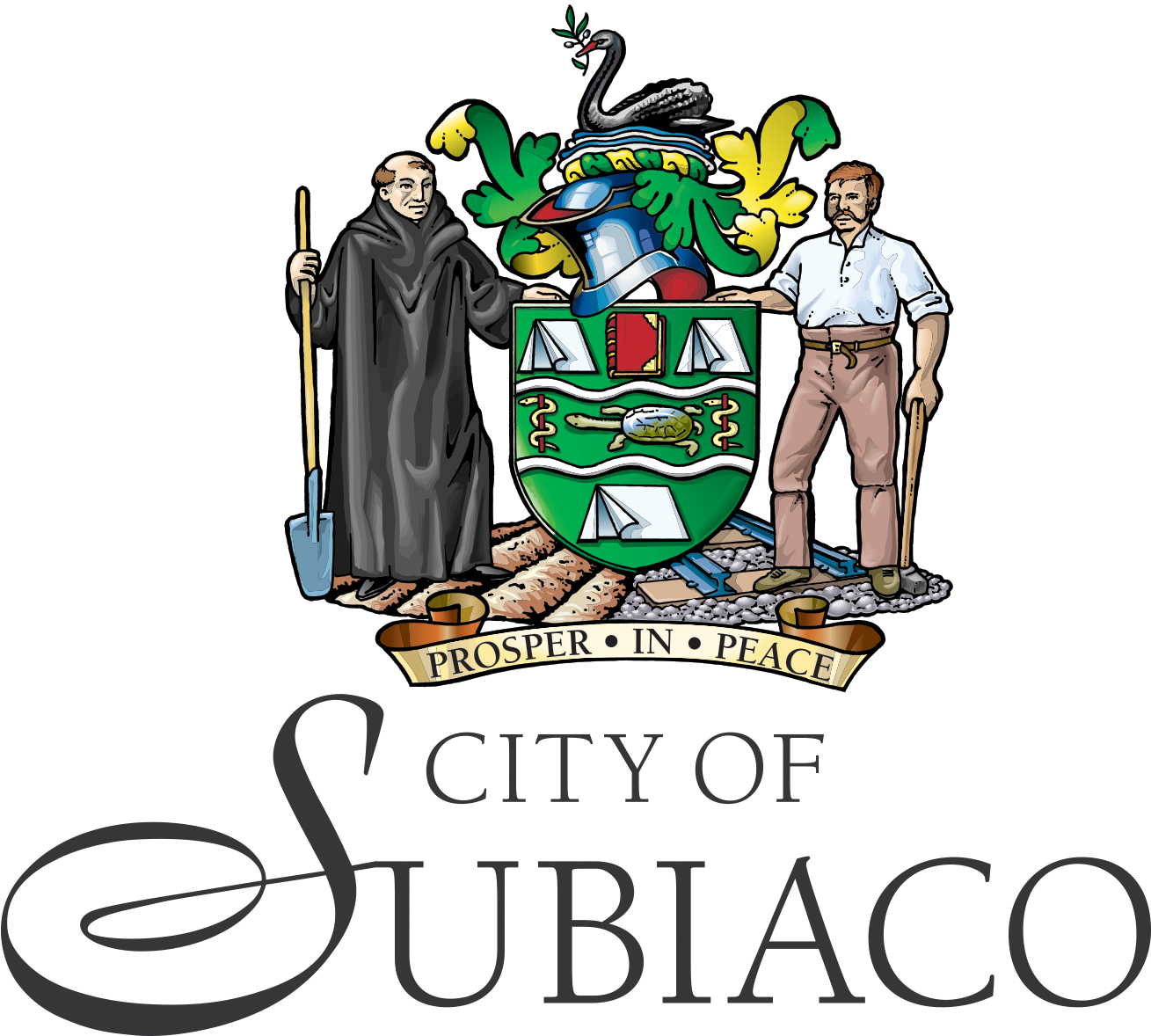 Courtyard Cleanse At Chic Geeks Garage Sale Trail Png - City Of Subiaco Logo (1362x1226), Png Download