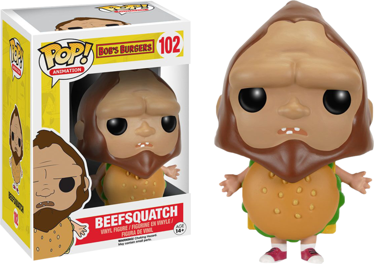 Beefsquatch Pop Vinyl Figure - Beefsquatch Funko Pop (768x542), Png Download