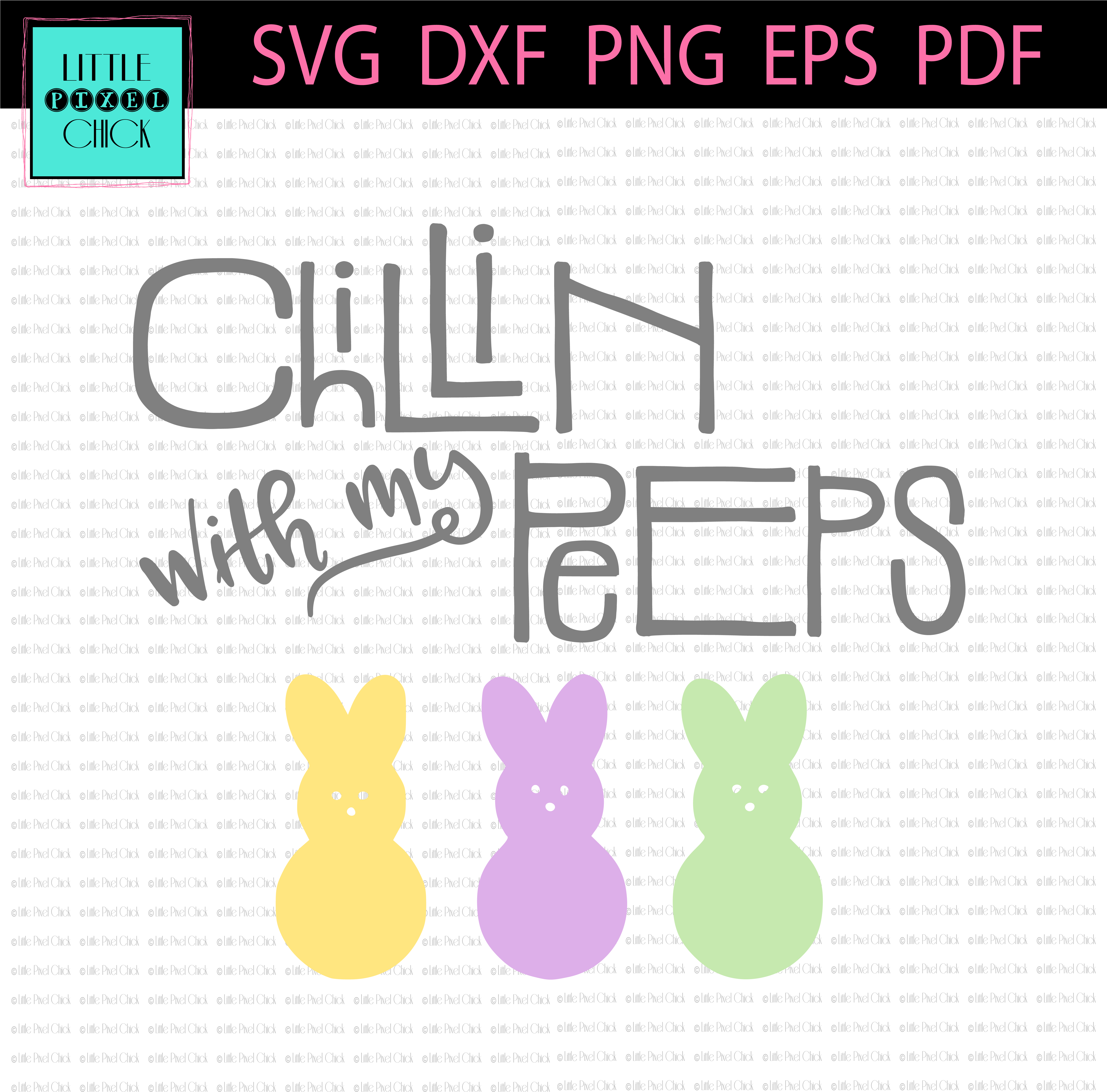 Chillin With My Peeps - Beach Hair Don T Care Svg Free (5834x5834), Png Download