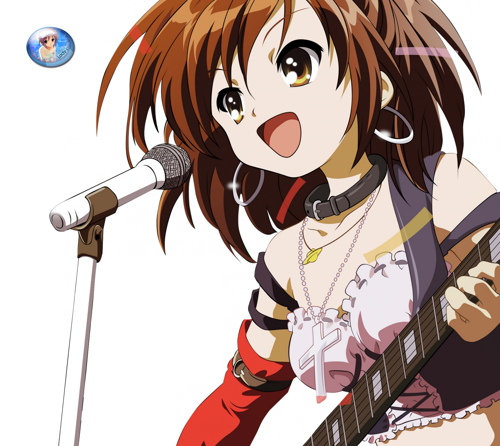 19 Feb 2011 - Anime Girl In A Band (2017x1800), Png Download