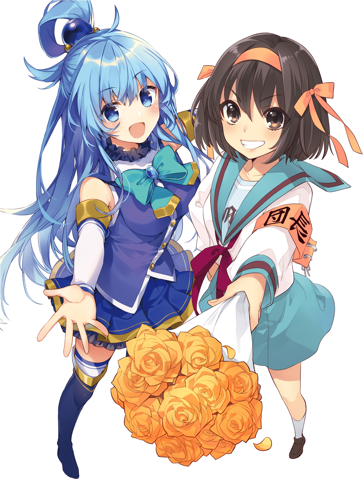 Mediaaqua & Haruhi - Suzumiya Haruhi (1200x1534), Png Download