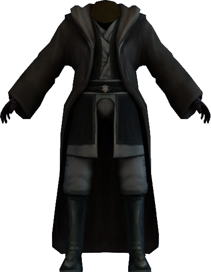 Dark Jedi Master Robe Render - Jedi Master Robes (430x555), Png Download