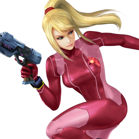 Zero Suit Samus - Nintendo Amiibo Samus - Wii U (448x448), Png Download