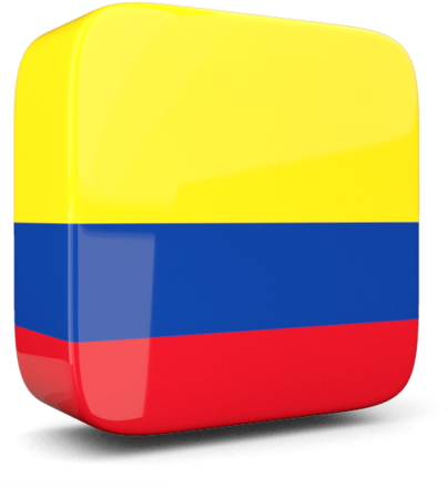 Colombia Flag 3d Png (640x480), Png Download