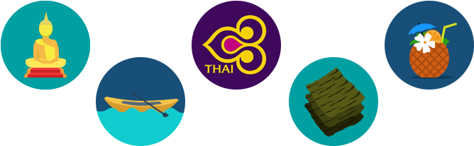 Iconthai1 - Thailand Icon Png (686x226), Png Download