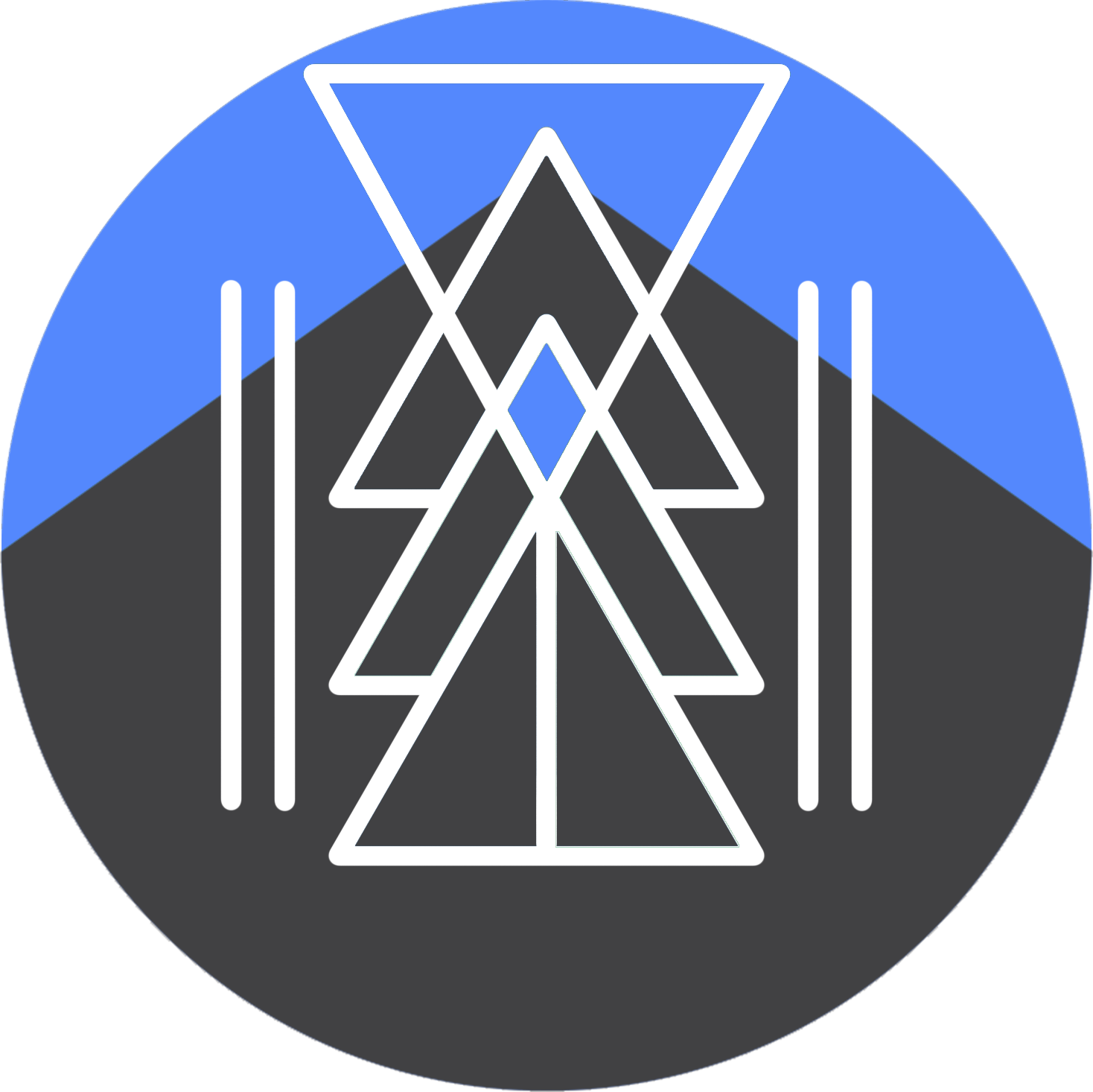 Sather Triangulum Variant Physics - Far Verona Triangulum Logos (1468x1466), Png Download