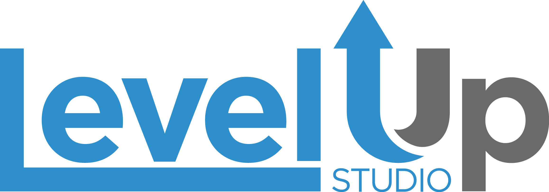 Level Up Studio - Levelupgroup (2314x811), Png Download