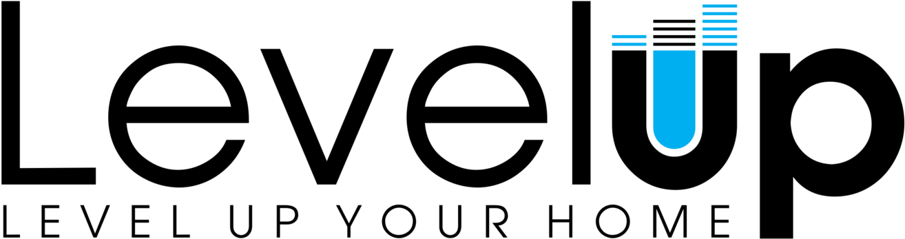 Sticky Logo - Level Up Your Home (1340x494), Png Download