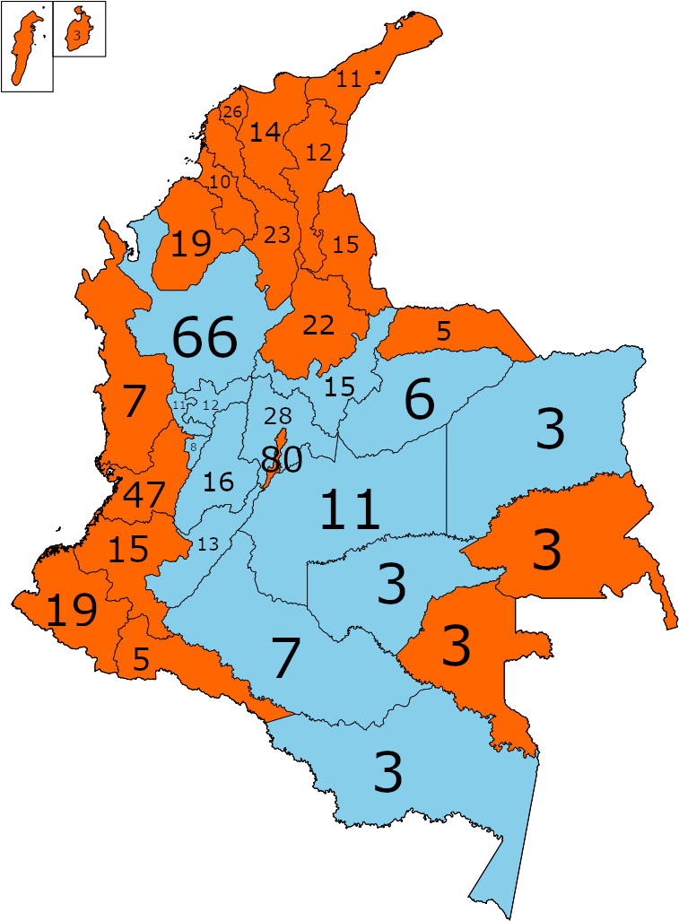 Mapa Colombia Png (800x1068), Png Download
