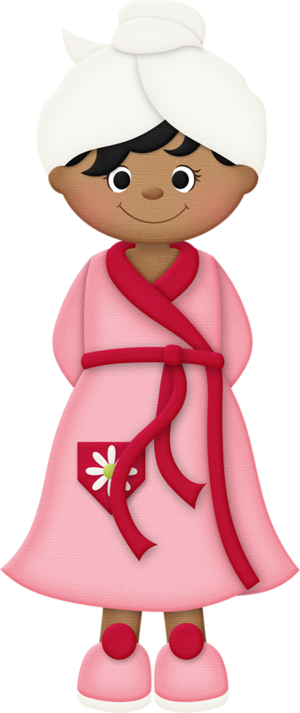 Adult In Bath Robe Clip Art - Beauty Salon (337x800), Png Download