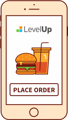 Customer Places Their Order - Levelup (500x500), Png Download