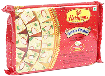 Haldirams Soan Papdi - Haldiram's Nagpur Soan Papdi, 250g (480x382), Png Download