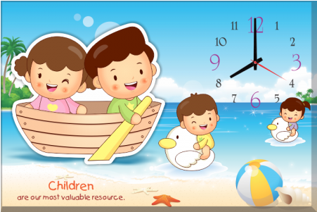 Sale Wall Clock - Clock (450x386), Png Download