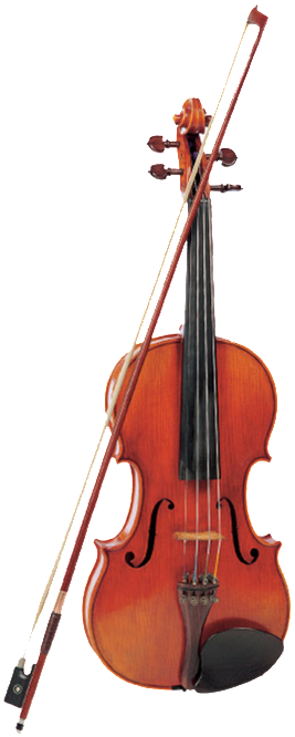 Wood Grain Violin Cartoon Transparent - 小提琴 (1024x724), Png Download