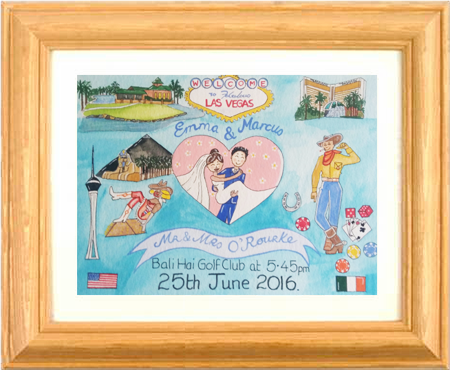 This Painting Was Created For An 18th Birthday - Personalised Paintings (673x629), Png Download