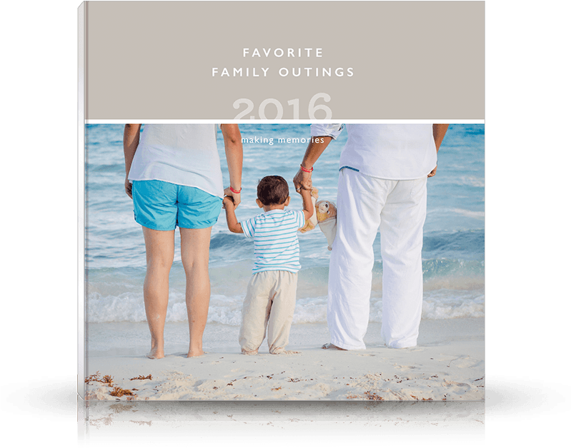 Front Photo Book Cover Designed For Special 2017 And - Vacation Photo Book Cover (950x891), Png Download