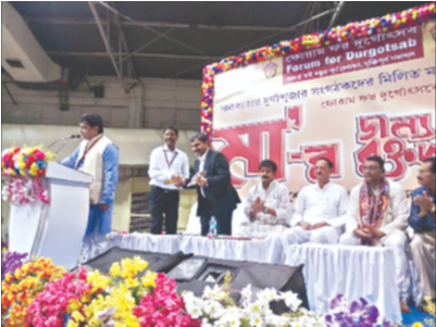 Durga Puja Organisers In City Organise Blood Donation - Artificial Flower (500x300), Png Download