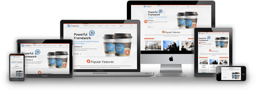 Responsive Frameworks - Responsive Web Design (900x320), Png Download