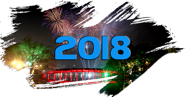 Welcome To 2018 First Off, We Would Like To Thank All - Fireworks (629x328), Png Download