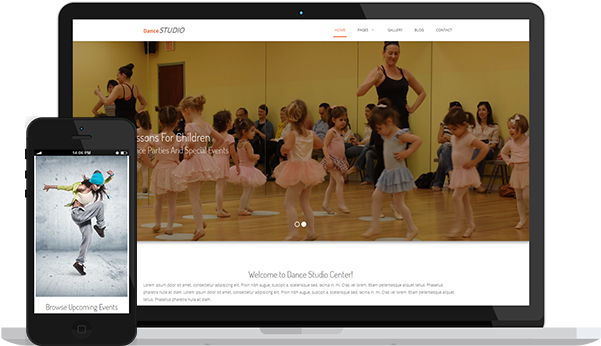 S Dancestudio - Studio Templates In Html (600x380), Png Download
