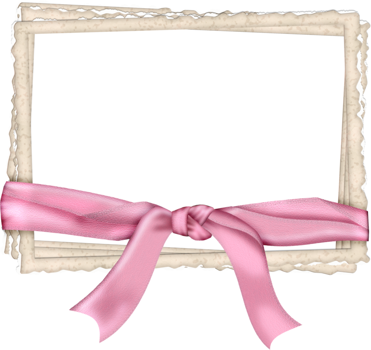 Anniversary - Pink White Png Frame (1219x1150), Png Download