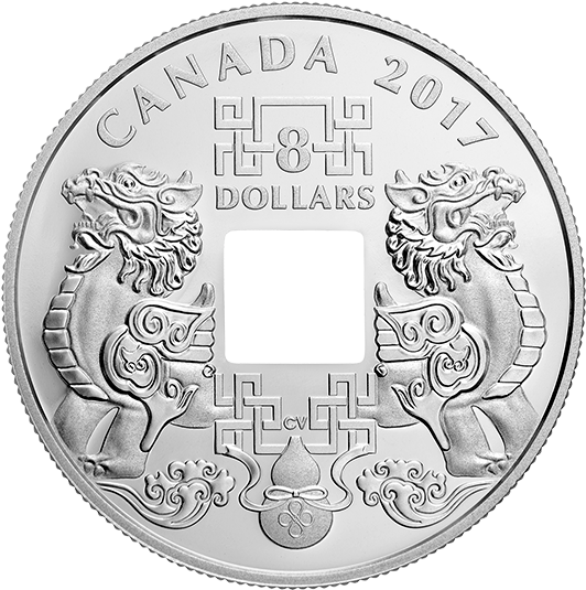 2018 Feng Shui Good Luck Charms Proof Silver Coin (570x570), Png Download