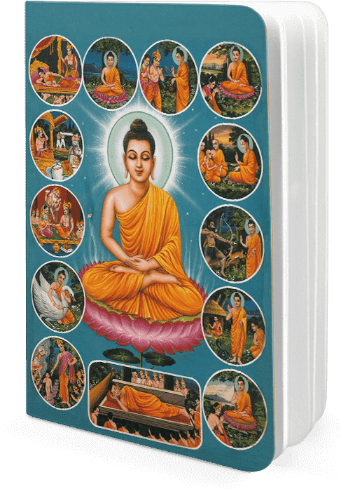 Dailyobjects Indian Mythology Buddha A5 Notebook Plain - Gautama Buddha (600x700), Png Download