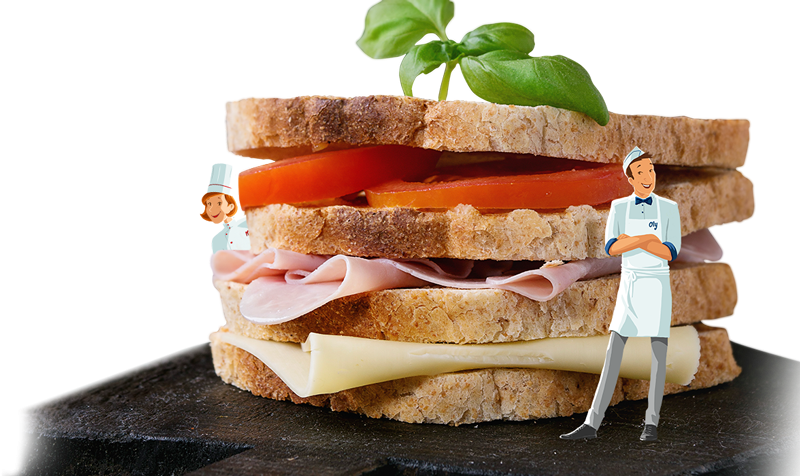 Olymel Brings To You 365 Days Of Sandwiches - Fast Food (800x476), Png Download