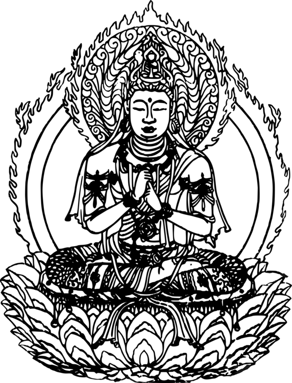 Gautama Buddha Buddhism Japan Religion Free Commercial - Zen Buddha Shirt Style (572x750), Png Download