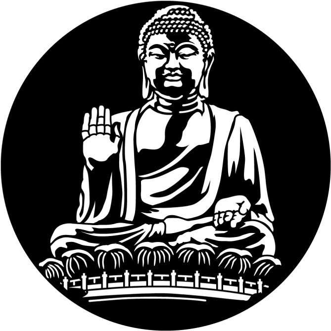 Buddha - Apollo Design 1227 Buddha Steel Pattern (800x800), Png Download