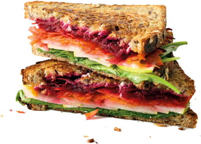 Urban Beets Cafe - Sandwich (700x700), Png Download