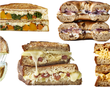 5 Ideas For A Grilled Cheese Sandwich - Cheese Sandwich (468x382), Png Download