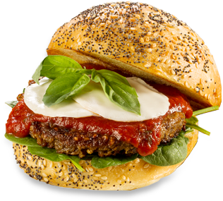 1 - - Tofurky Burger (596x406), Png Download