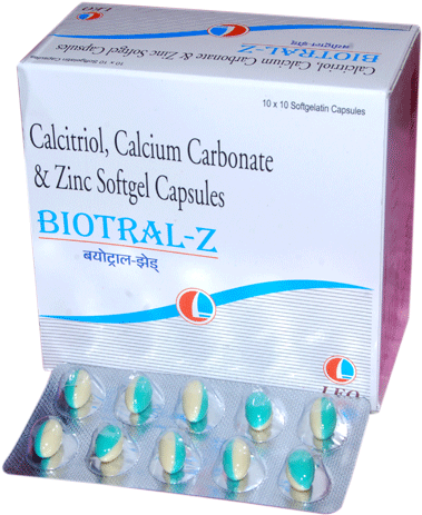 Biotral-z Softgel Capsules - Softgel Healthcare Private Ltd (525x483), Png Download