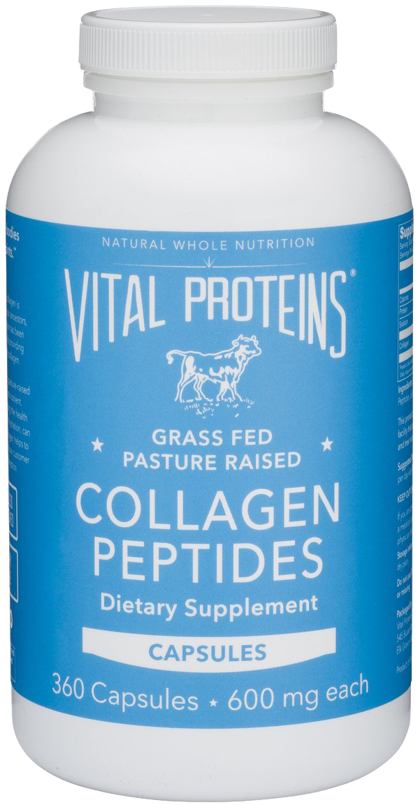 Collagen Peptides, 600 Mg, 360 Capsules - Vital Proteins Collagen Peptides Capsules (800x1200), Png Download